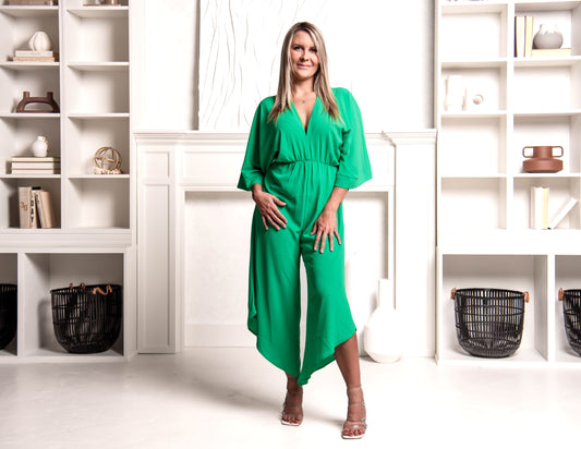 Kimono Jumpsuit Emerald