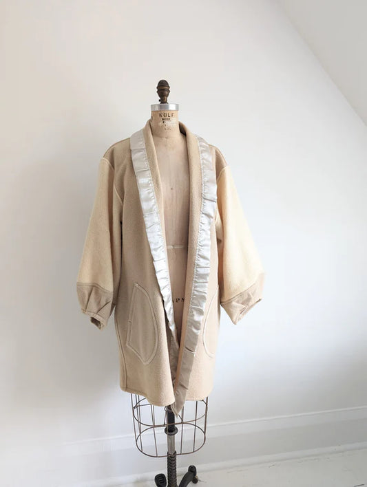 Vivianne Jacket with Upcycled Vintage Wool Size XL/2X