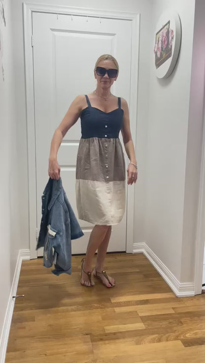 Linen Dress Made in Italy PRELOVED