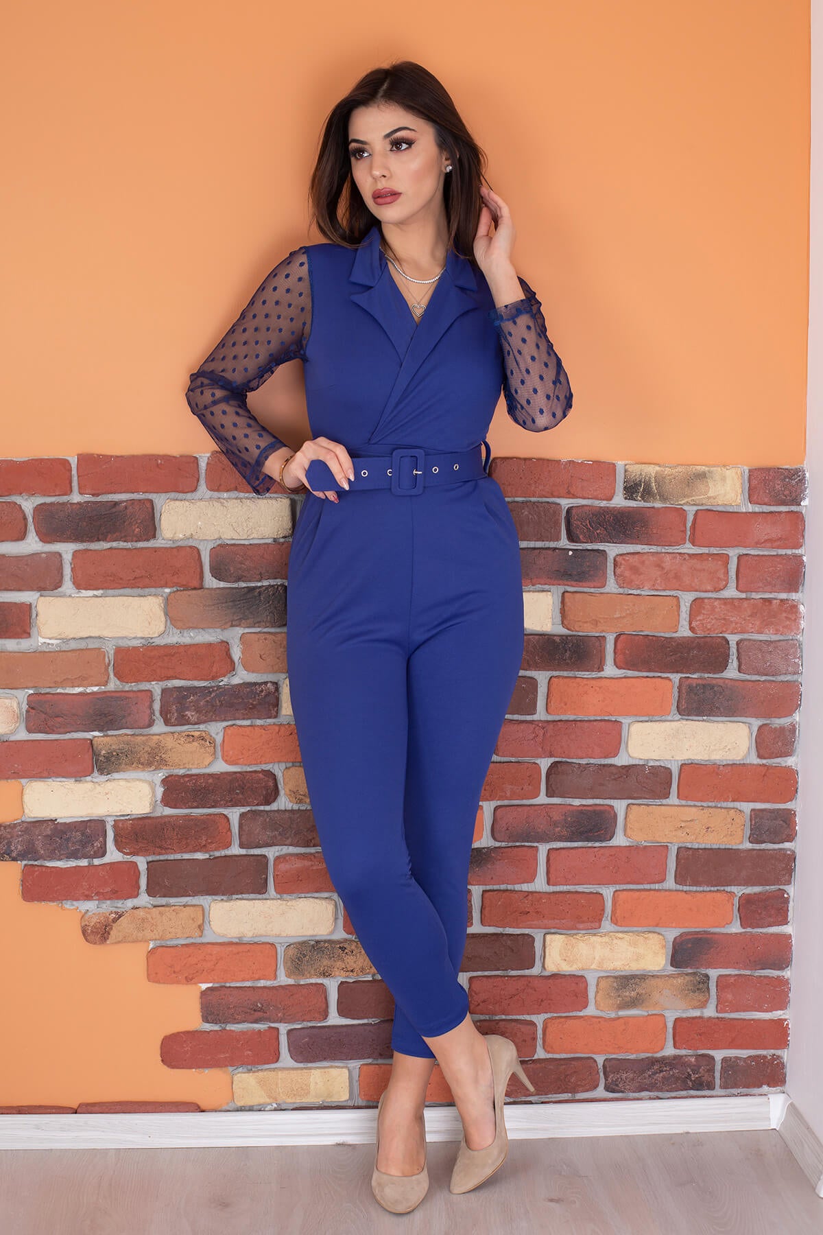 Blue Jumpsuit