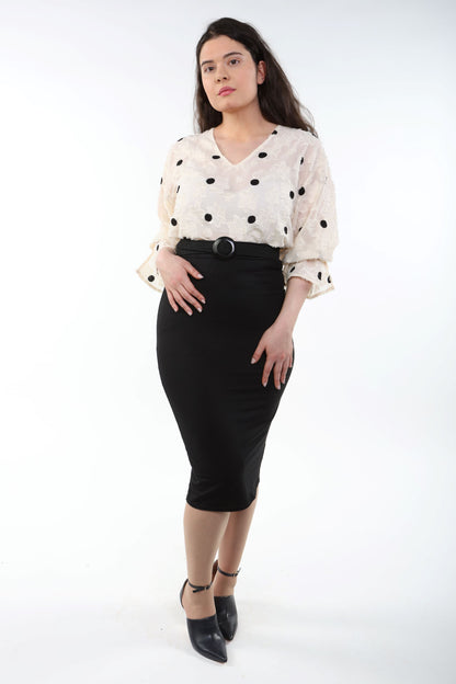 Long Pencil Skirt Ladies