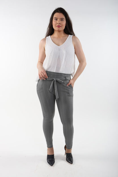 Fitted And Trendy Paperbag Waist Pants